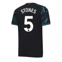 Manchester City John Stones #5 Tredjeställ 2023-24 Kortärmad